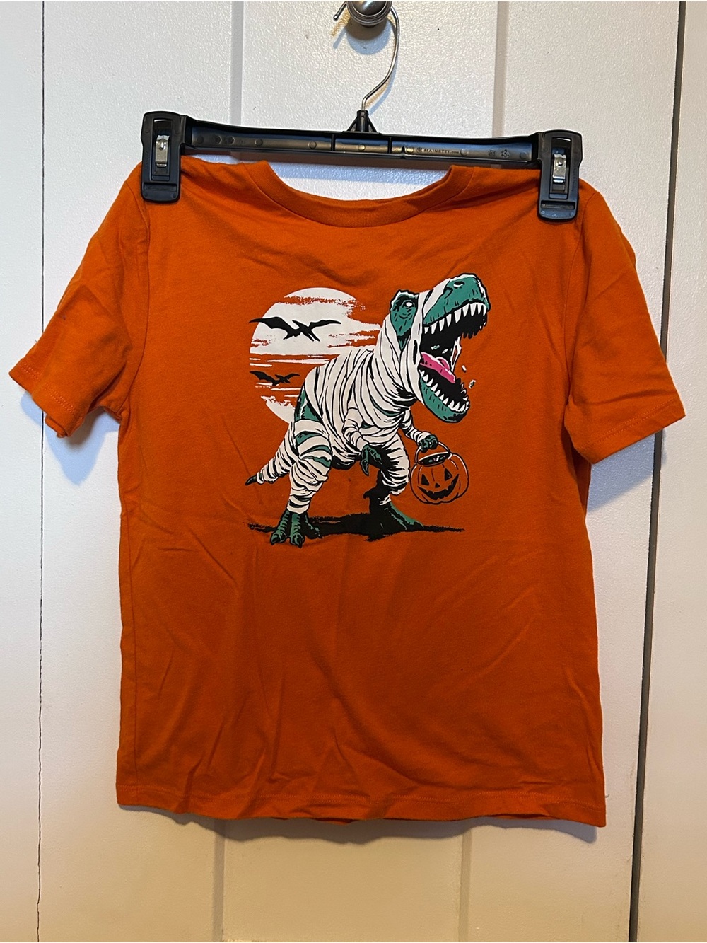 Kids Halloween Dinosaur Shirt